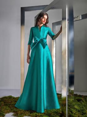 Higar Novias - Couture Abendmode extravagante Ballmode türkises Ballkleid Ballrobe - Hänsel & Gretel