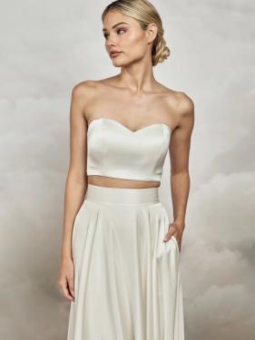 Catherine Deane Bridal Topper Braut Zweiteiler Brauttop Hänsel & Gretel