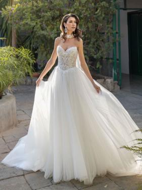 Diane Legrand - Princess Brautkleid, Corsagentop, Tüllrock, Applikationen  - Hänsel & Gretel