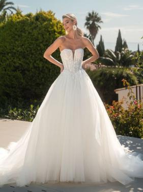 Diane Legrand - Princess Brautkleid, Tüllrock, Schleppe, Corsagentop - Hänsel & Gretel